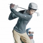 Statuetta giocatore di golf